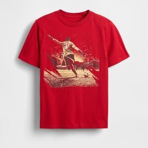 GAP Red Graphic Tee
